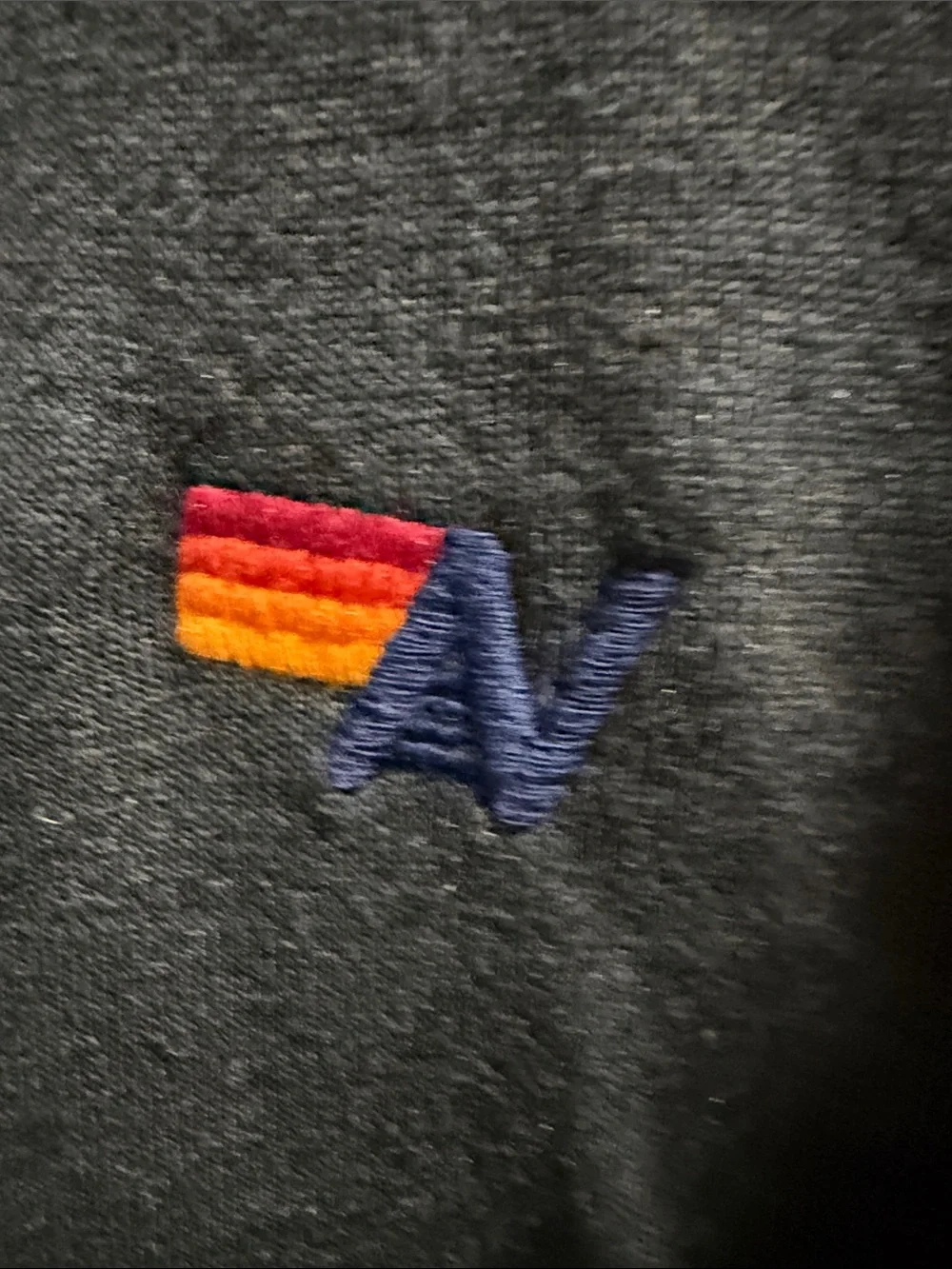 Aviator Nation AV ninja hoodie charcoal EUC